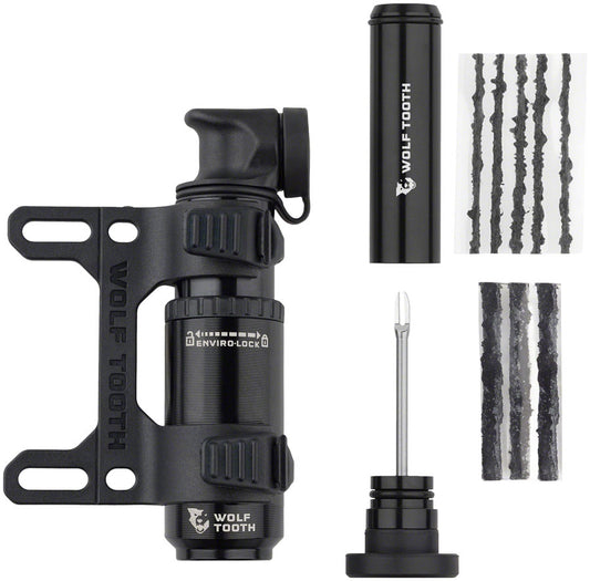 Wolf Tooth EnCase Pump - 30cc with Tubeless Tire Plug Tool