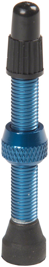 Stans Alloy Valve Stems - 44mm Pair Blue