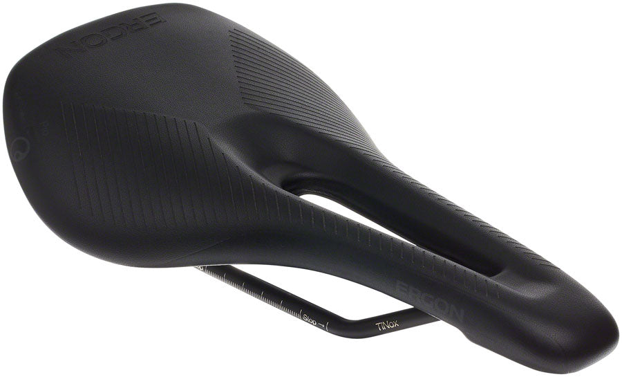 Ergon SR Pro Saddle - TiNnox Black Womens Medium/Large