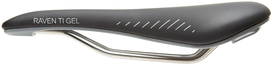Terry Raven Ti Gel Saddle - Titanium Black