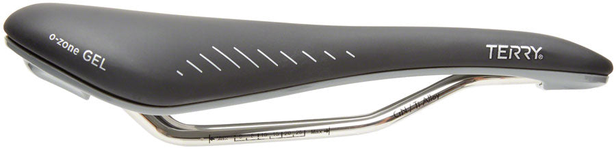 Terry Raven Ti Gel Saddle - Titanium Black