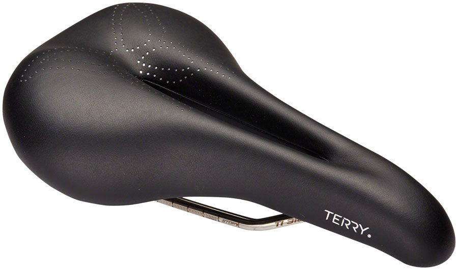 Terry Butterfly Ti Gel+ Saddle - Titanium Black Women's