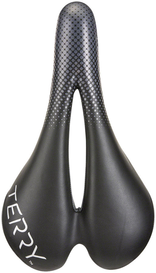 Terry Falcon X Saddle - Chromoly Black Gray Women's