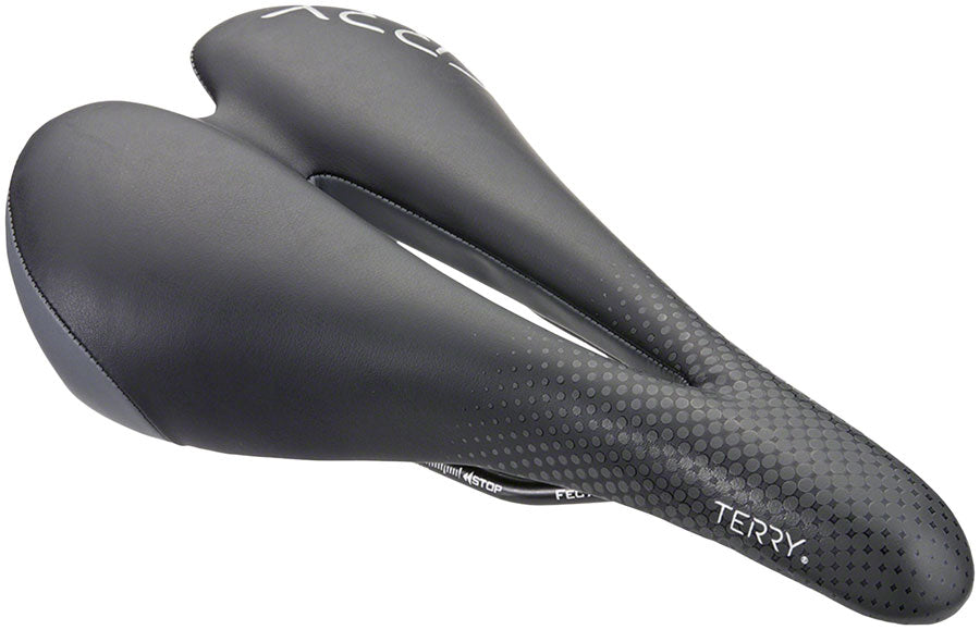 Terry Falcon X Saddle - Chromoly Black Gray Women's