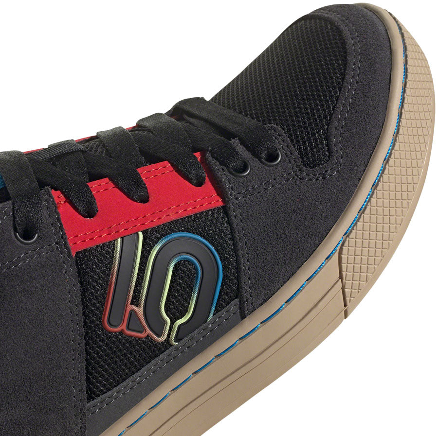 Five Ten Freerider Flat Shoes - Men's Core Black/Carbon/Pulse Lime 7.5