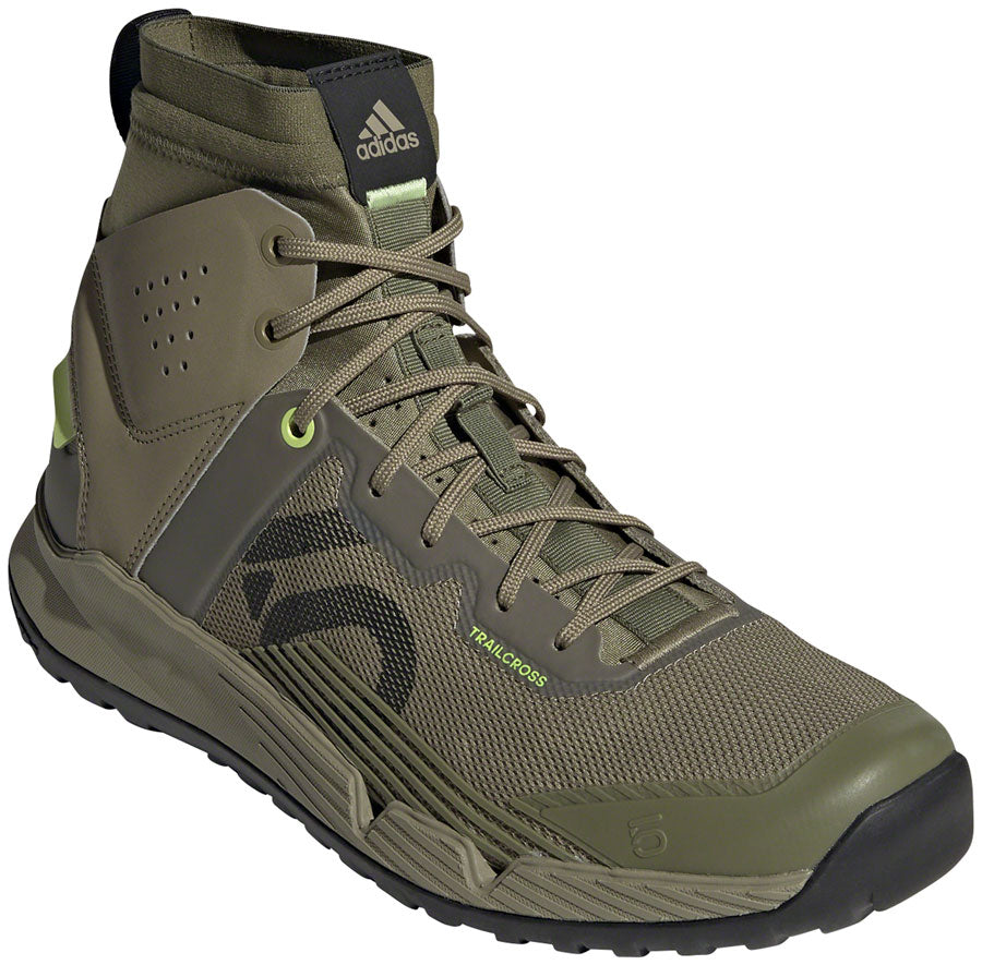 Five Ten Trailcross Mid Pro Flat Shoes - Men's Orbit Green/Core BLK/Pulse Lime 9