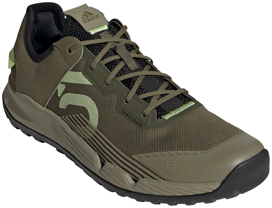 Five Ten Trailcross LT Flat Shoes - Men's Focus Olive/Pulse Lime/Orbit Green 8.5