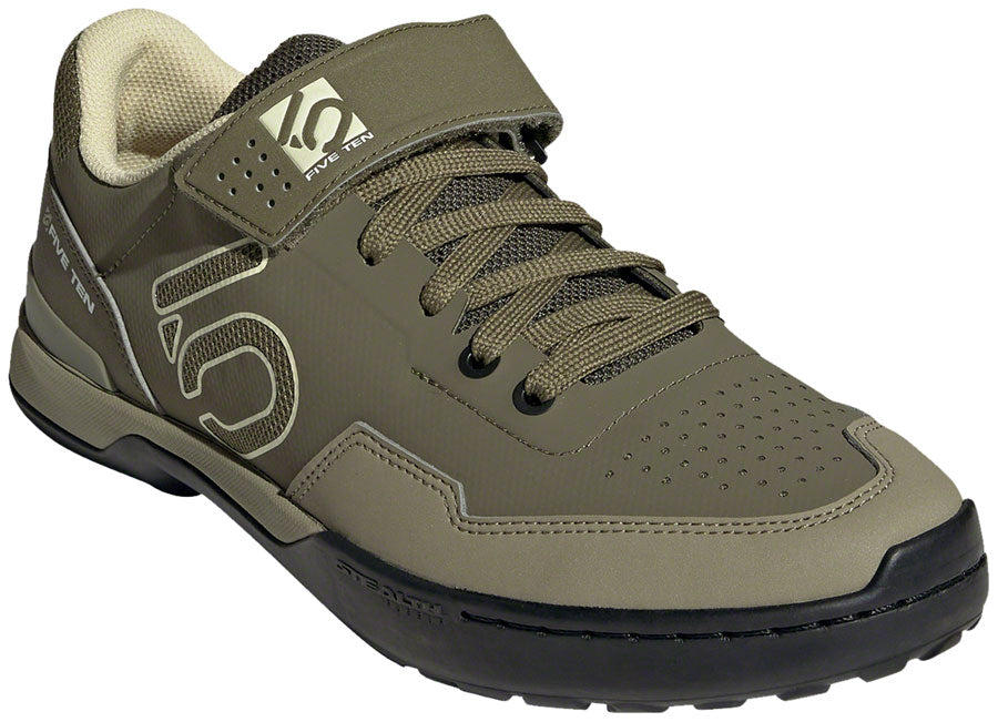 Five Ten Kestrel Lace Mountain Clipless Shoes - Men's Focus Olive/Sandy Beige/Orbit Green 12