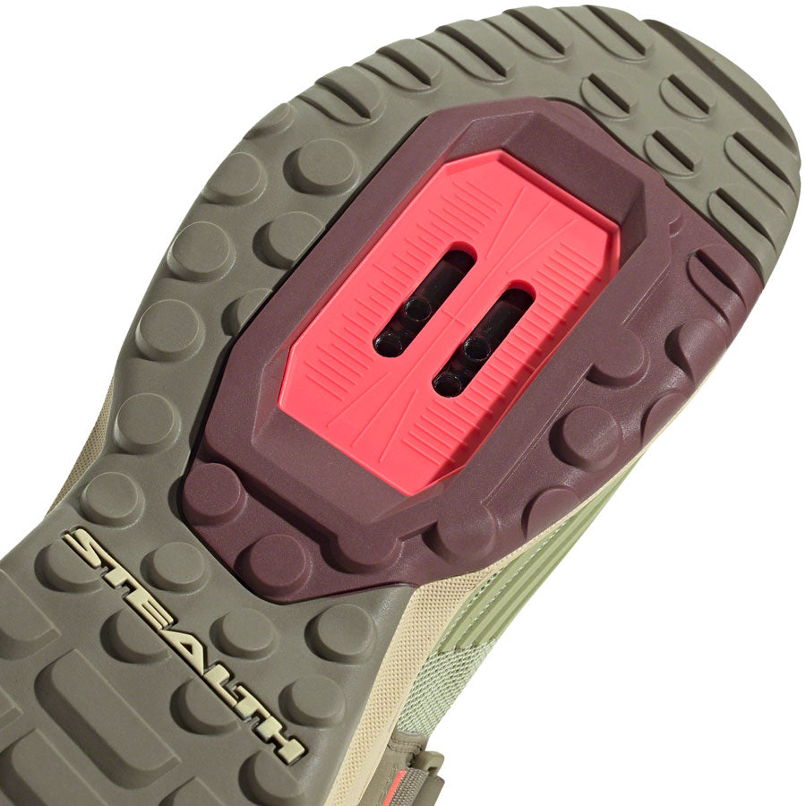 Five Ten Trailcross Mountain Clipless Shoes - Women's Quiet Crimson/Orbit Green/Turbo 7