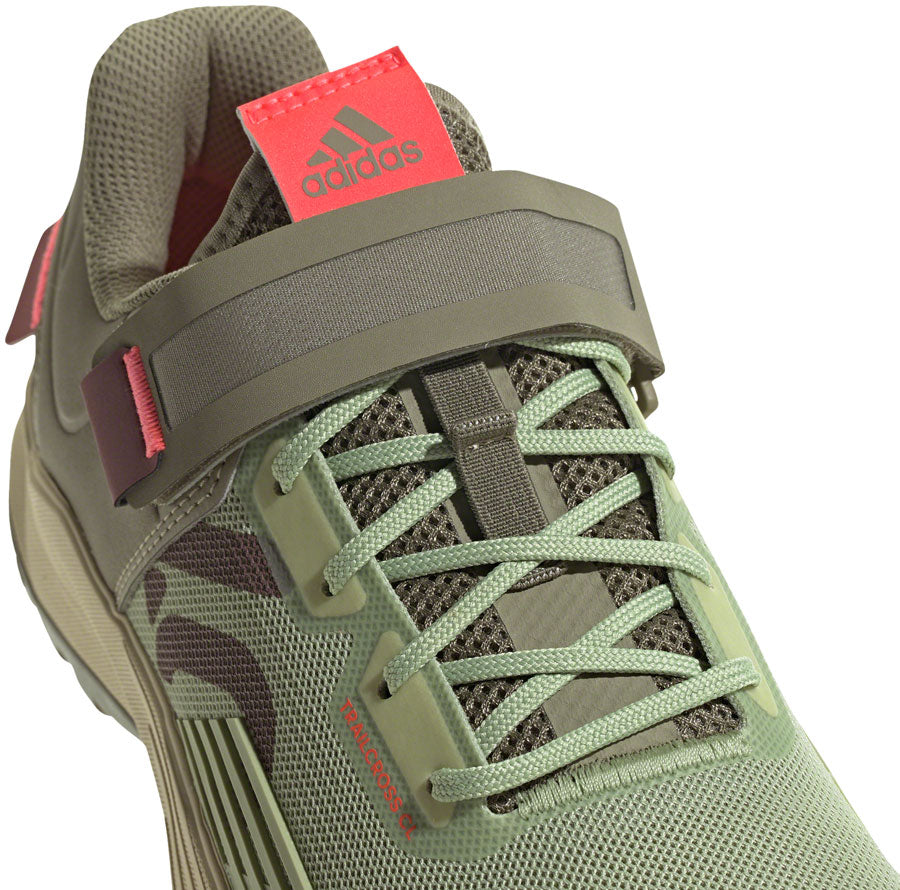 Five Ten Trailcross Mountain Clipless Shoes - Women's Quiet Crimson/Orbit Green/Turbo 8.5