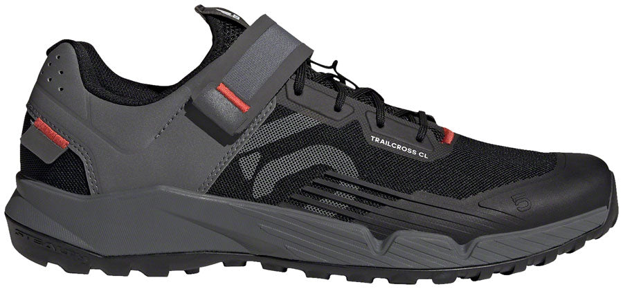 Five Ten Trailcross Mountain Clipless Shoes - Men's Core BLK/Gray Three/Red 11.5