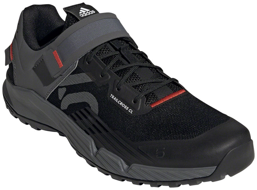 Five Ten Trailcross Mountain Clipless Shoes - Men's Core BLK/Gray Three/Red 9