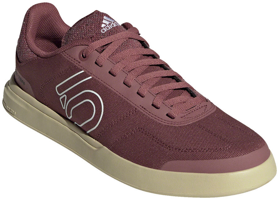 Five Ten Sleuth DLX Canvas Flat Shoes - Women's Quiet Crimson/FTWR White/Sandy Beige 9.5