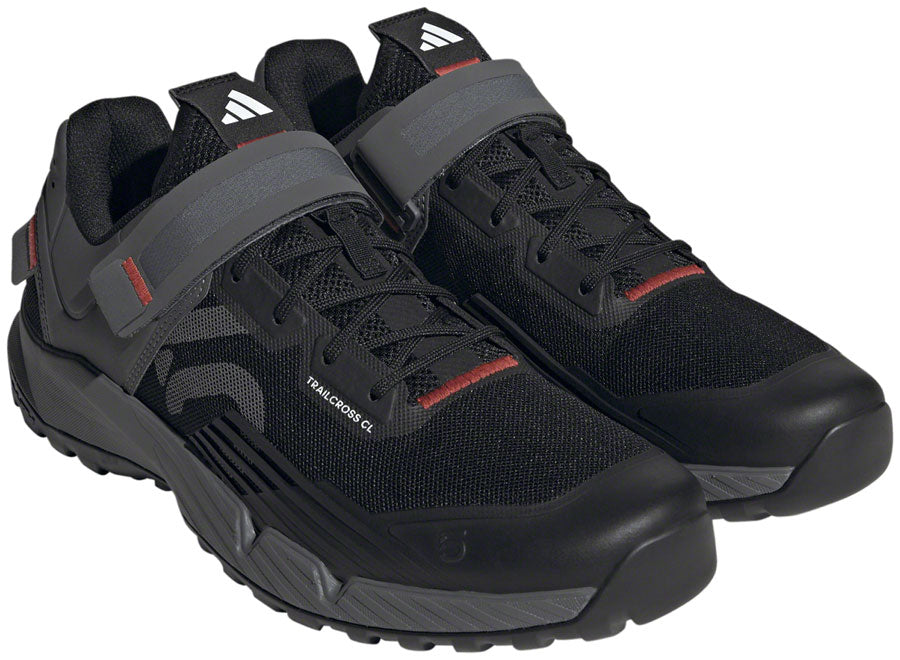 Five Ten Trailcross Mountain Clipless Shoes - Men's Core BLK/Gray Three/Red 6.5