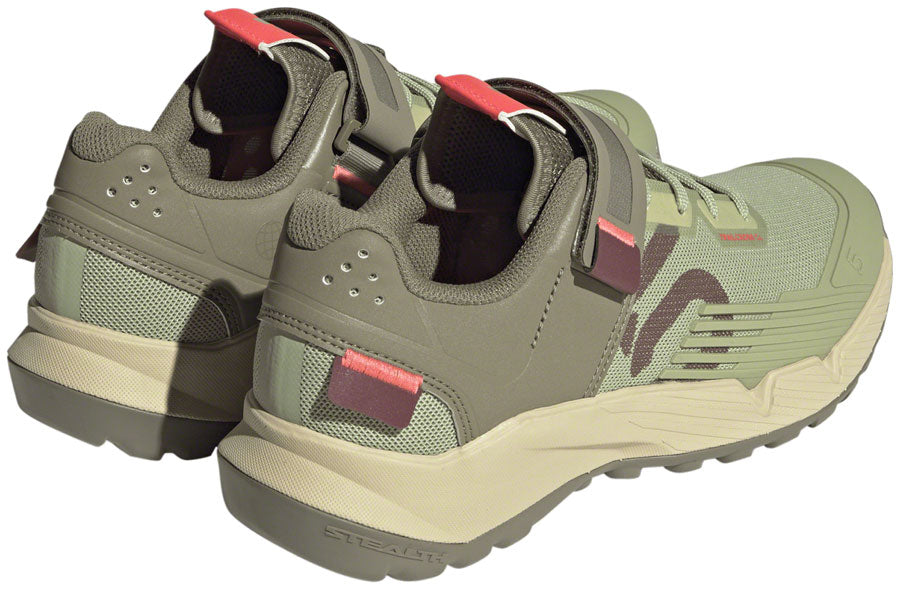 Five Ten Trailcross Mountain Clipless Shoes - Women's Magic Lime/Quiet Crimson/Orbit Green 7.5