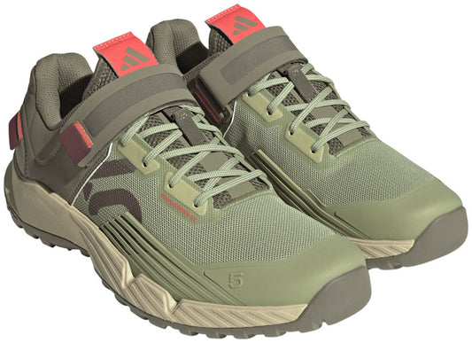 Five Ten Trailcross Mountain Clipless Shoes - Women's Magic Lime/Quiet Crimson/Orbit Green 6