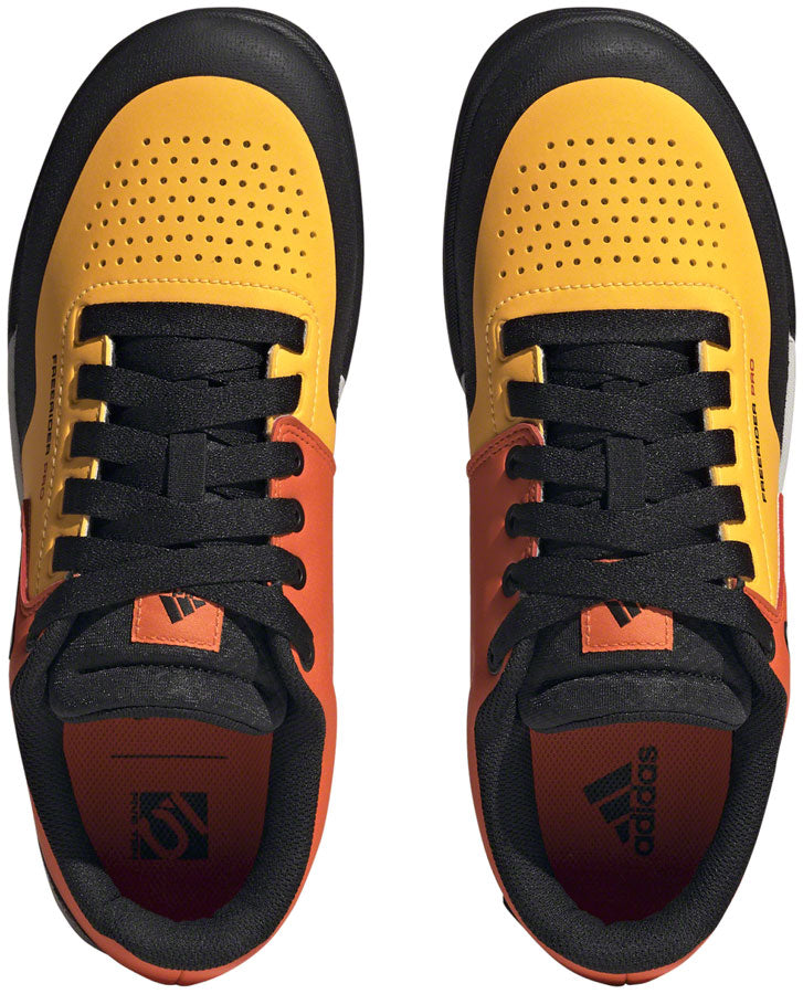 Five Ten Freerider Pro Flat Shoes - Men's Solar Gold/Ftwr White/Impact Orange 9