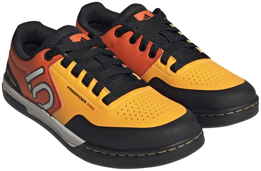 Five Ten Freerider Pro Flat Shoes - Men's Solar Gold/Ftwr White/Impact Orange 8