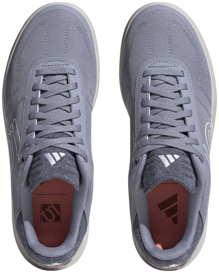 Five Ten Sleuth Deluxe Canvas Flat Shoes - Women's Silver Violet/Ftwr White/Coral 10