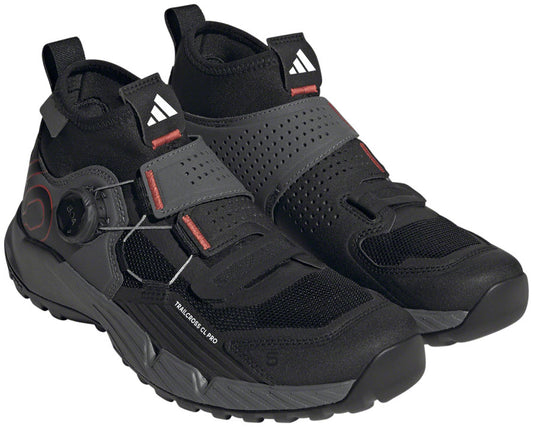 Five Ten Trailcross Pro Mountain Clipless Shoes - Women's Gray Five/Core BLK/Red 8