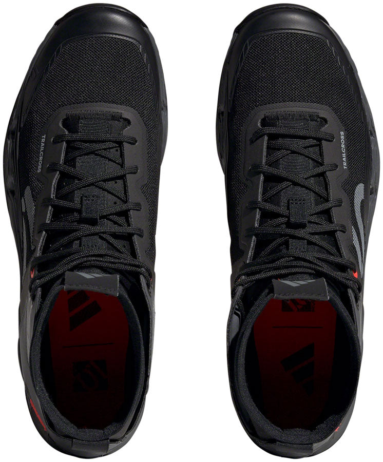 Five Ten Trailcross Mid Pro Flat Shoes - Men's Core BLK/Gray Two/Solar Red 11.5