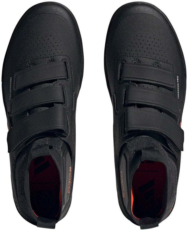 Five Ten Freerider Pro Mid VCS Flat Shoes - Men's Core BLK/Solar Red/Gray Three 9