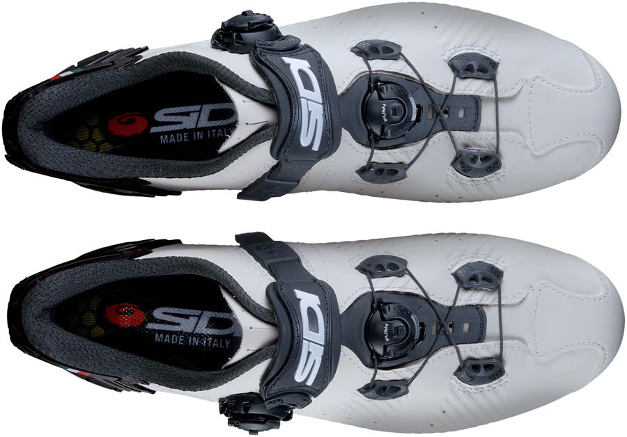 SIDI Wire 2S Road Shoes - Men's White/Black 46.5