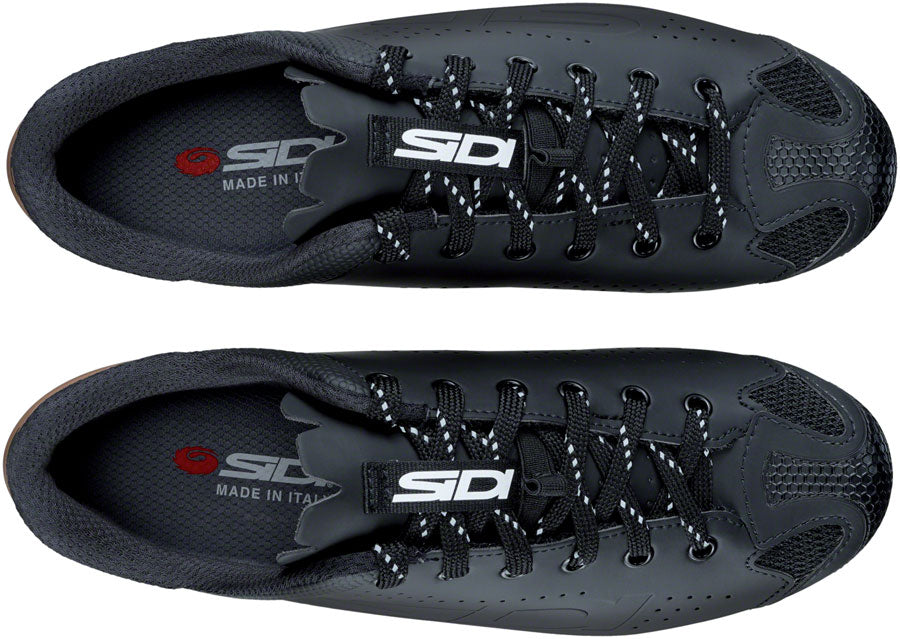 Sidi Dust Shoelace Mountain Clipless Shoes - Men's Black 41