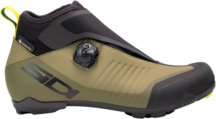 SIDI Hiemx Cycling Boot - Black/Green Olive 42 Millennium Fit