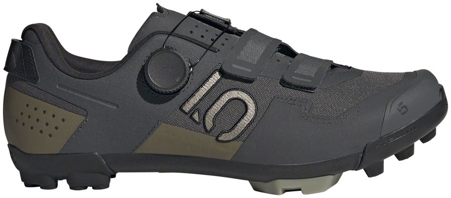 Five Ten Kestrel BOA Mountain Clipless Shoes - Men's Gray Six/Silver Pebble/Olive Strata 13