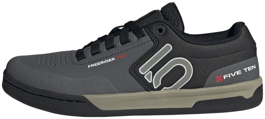 Five Ten Freerider Pro Flat Shoes - Men's Gray Six/Silver Pebble/Core BLK 10.5