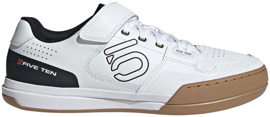 Five Ten Hellcat Mountain Clipless Shoes - Men's FTWR White/Core BLK/Red 8.5