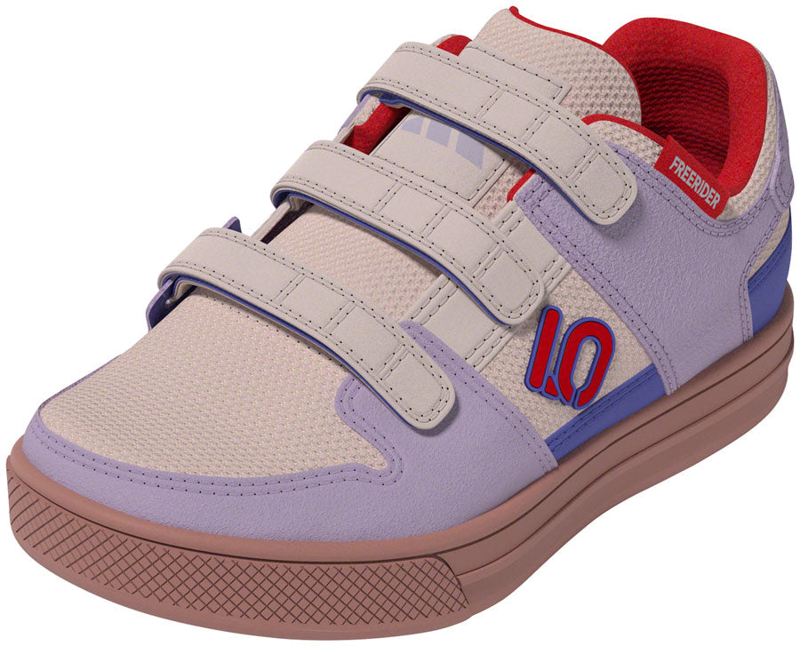 Five Ten Freerider Kid's VCS Flat Shoes - Putty Mauve/Pure Ruby/Semi Cobalt Blue 13K