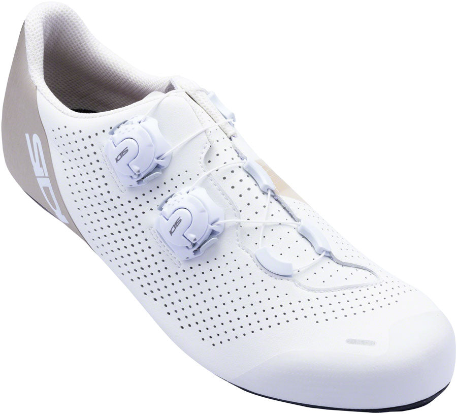 Sidi Ergo 6 Road Shoes - Men's White 41.5 Millenium Fit