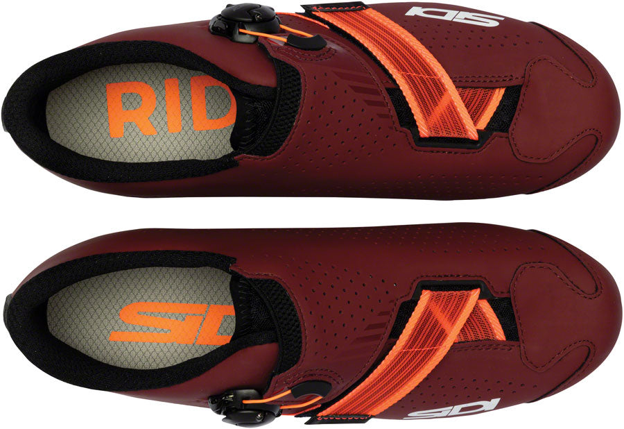 Sidi Prima Road Shoes - Women's Cabernet/Coral 36