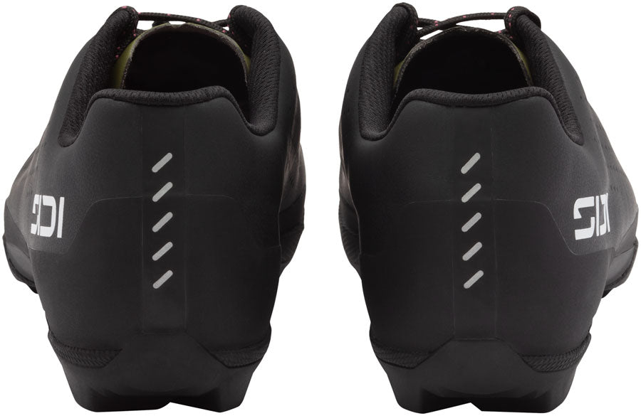 SIDI Asper Laces Gravel Shoes - Black/Olive Green 43.5