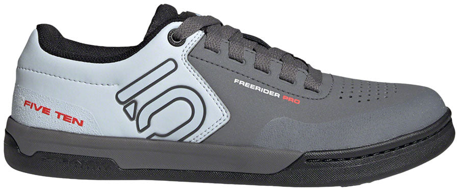 Five Ten Freerider Pro Flat Shoes - Men's Gray Five / Cloud White / Halo Blue 13