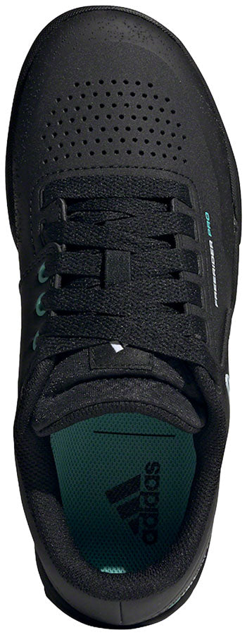 Five Ten Freerider Pro Flat Shoes - Women's Core BLK / Crystal White / Acid Mint 10.5