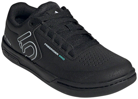 Five Ten Freerider Pro Flat Shoes - Women's Core BLK / Crystal White / Acid Mint 10.5