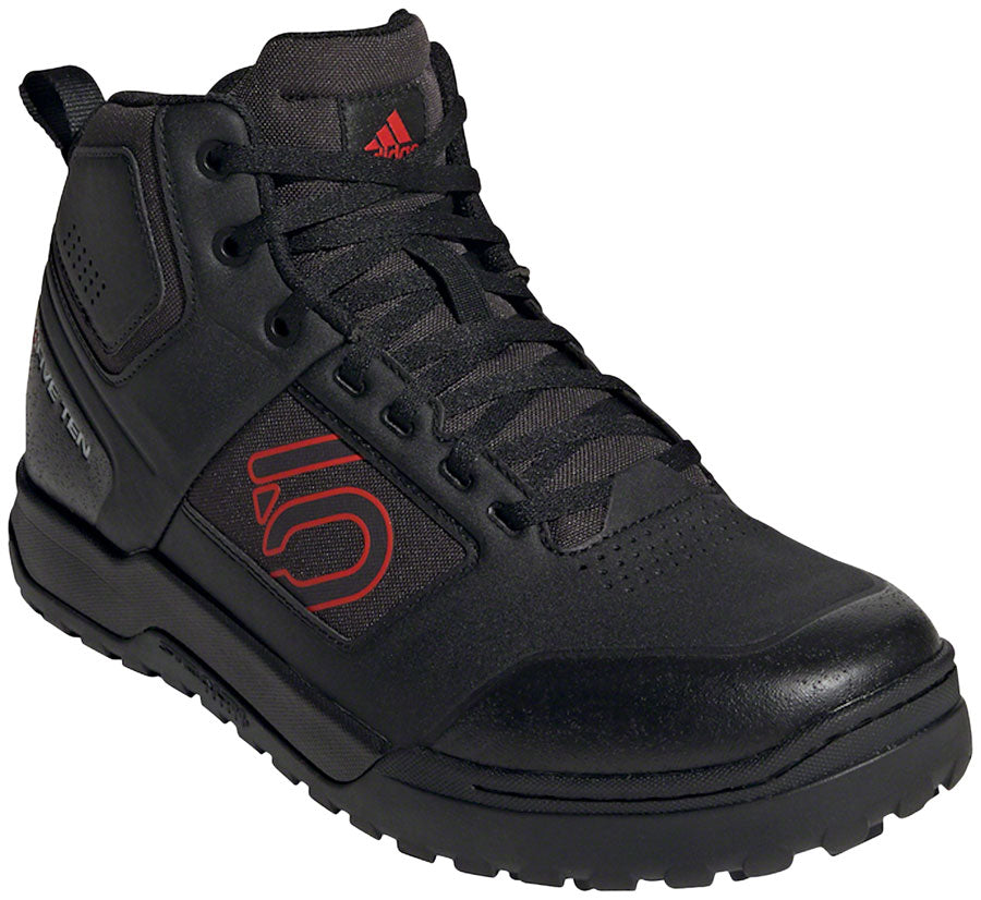 Five Ten Impact Pro Mid Flat Shoes - Men's Core Black/Red/Core Black 8