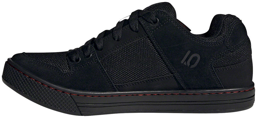 Five Ten Freerider Flat Shoes - Men's Core Black / Core Black / Red 12.5