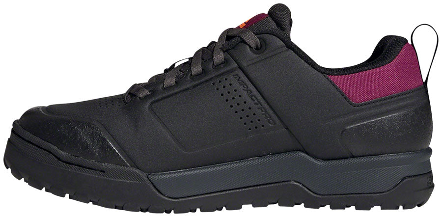 Five Ten Impact Pro Flat Shoes - Women's Core BLK / Signal Orange / Power Berry 7