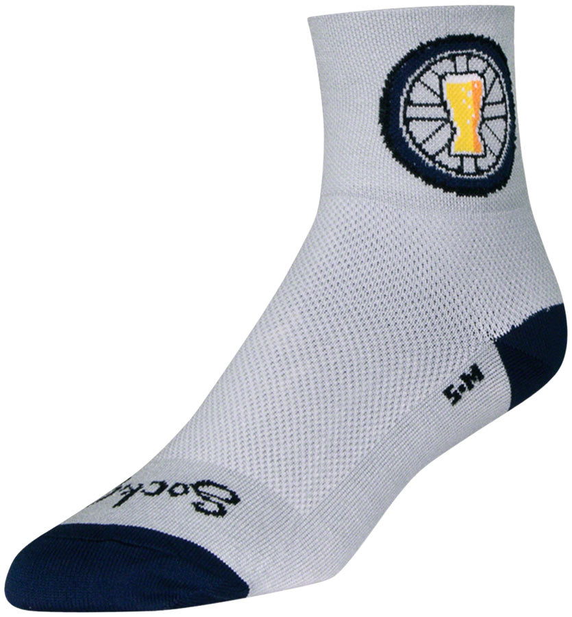 SockGuy Classic Destiny Socks - 3" Gray Large/X-Large