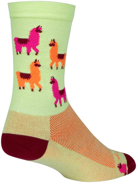 SockGuy Mo' Llamas Crew Socks - 6