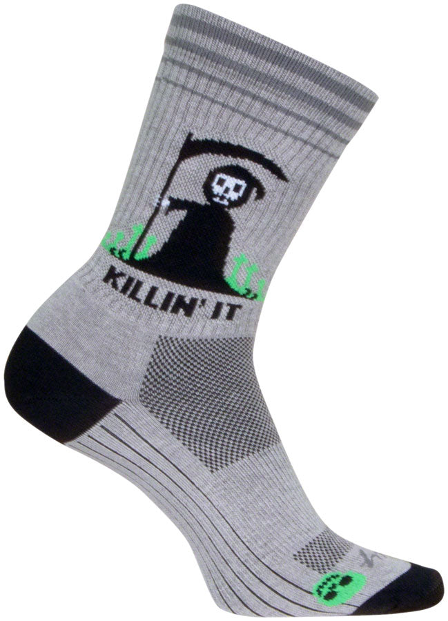 SockGuy Killin' It Crew Sock - 6" Small/Medium