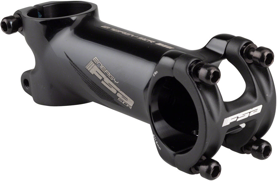 Full Speed Ahead Energy SCR Stem - 90mm 31.8 Clamp -6 1 1/8" Alloy BLK/Gray