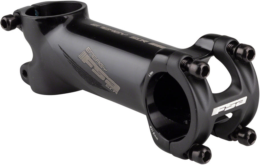 Full Speed Ahead Energy SCR Stem - 100mm 31.8 Clamp -6 1 1/8" Alloy BLK/Gray