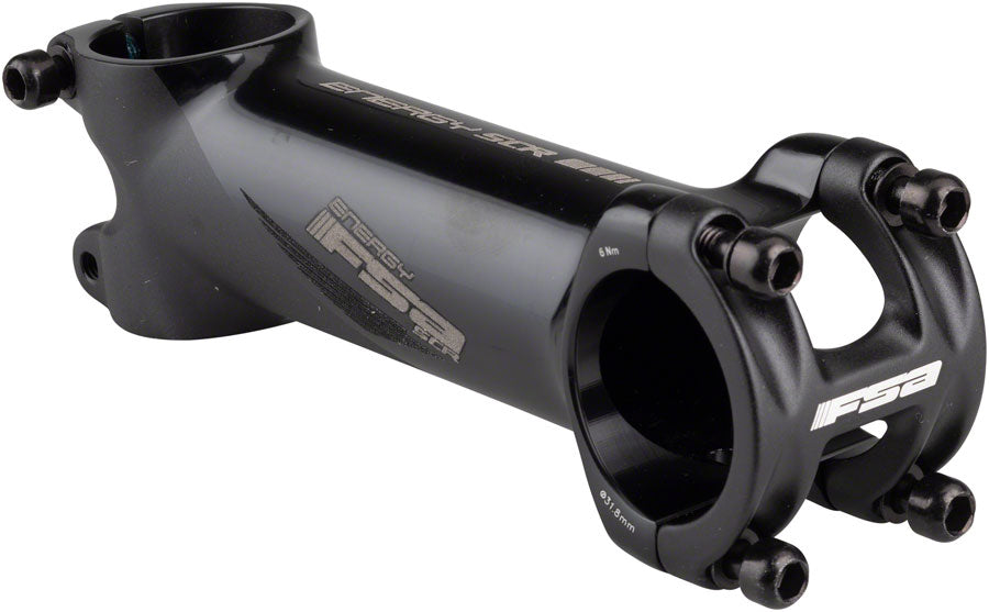 Full Speed Ahead Energy SCR Stem - 110mm 31.8 Clamp -6 1 1/8" Alloy BLK/Gray