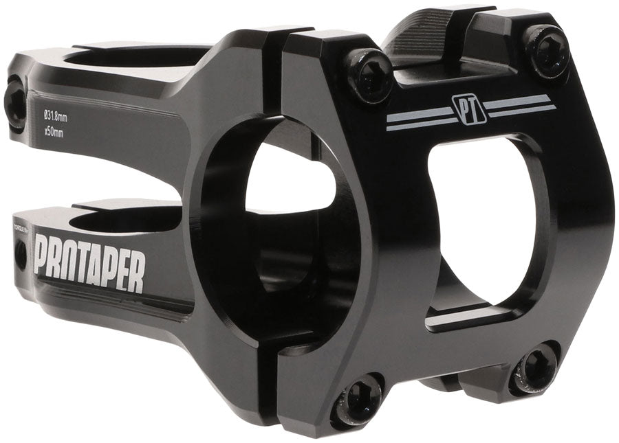 ProTaper Vice Trail Stem - 50mm 31.8mm Clamp +/-0 1 1/8" Aluminum Black