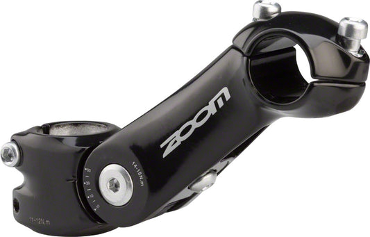 Zoom TDS-C297 Stem - 125mm 25.4 Clamp Adjustable 1 1/8
